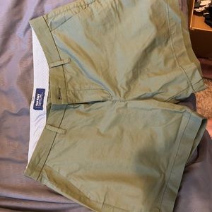 Olive green shorts